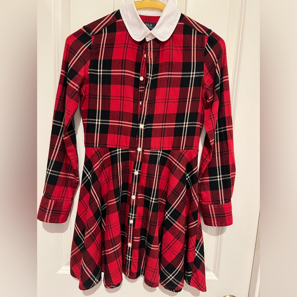 Ralph Lauren plaid girl dress
